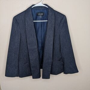 Black Label By Evan Picone Gray Suit Jacket.